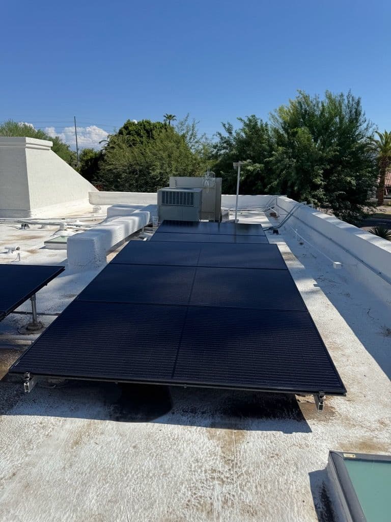 Solar Panel Overspray Removal in Scottsdale image
