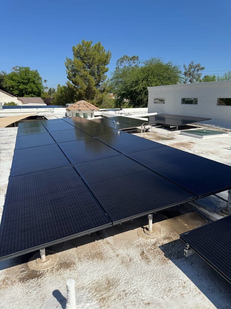 Gallery photos for Solar Panel Overspray Removal in Scottsdale: Image #1