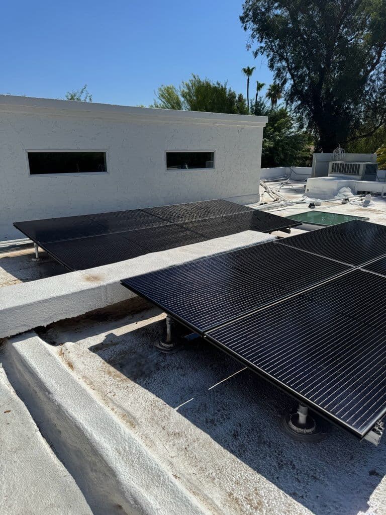 Gallery photos for Solar Panel Overspray Removal in Scottsdale: Image #2